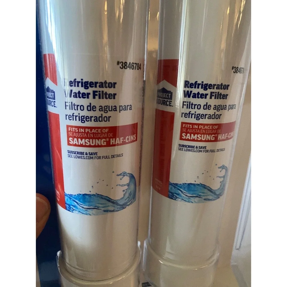 Project Source S-2-2 Refrigerator Water Filter 2-Pack Samsung HAF-CINS 3846784